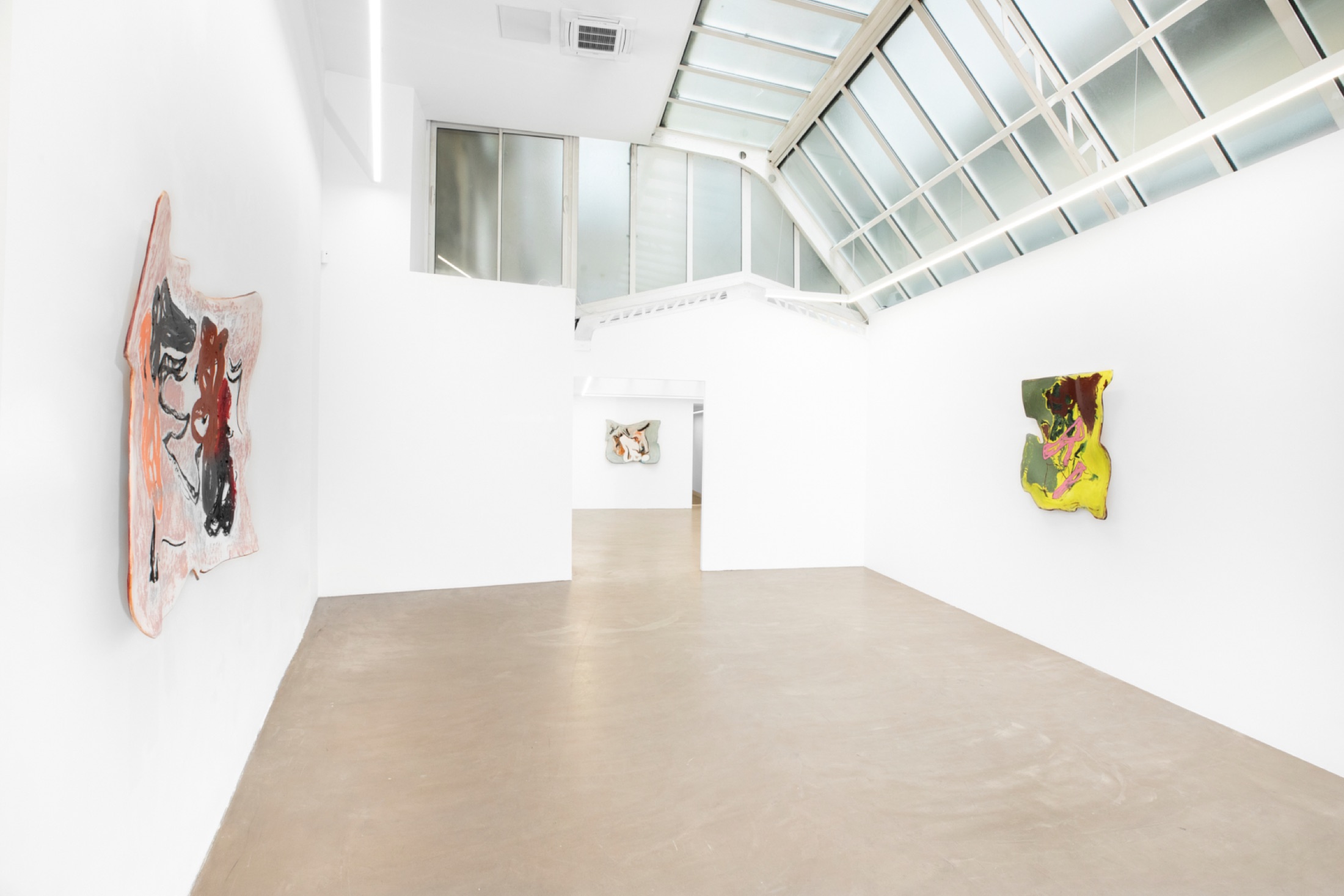 Installation view of Current, Bremond Capela, Paris, France, 2025